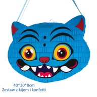 Piniata urodzinowa Derpy Tiger Demon Hunters. Zestaw z kijem i konfetti.