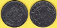 HOLANDIA 25 CENTS 1943 r. Zn