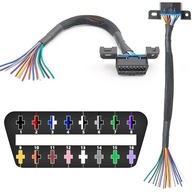 ZŁĄCZE OBDII OBD2 GNIAZDO MONTAŻOWE z KABLAMI 30cm