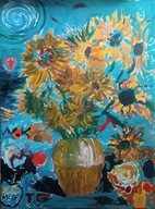 WOŚP - obraz „Słoneczniki"