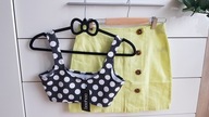 Primark spódnica mini lniana + TOP w gochy NOWY !!! ______36