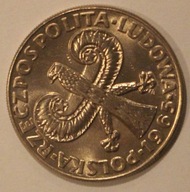 10 ZŁ ZŁOTYCH 1965 KOLUMNA ZYGMUNTA - SKRĘTKA ok. 285 STOPNI