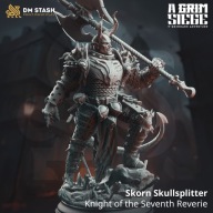 Knight Skorn Skullsplitter - DM Stash - figurka RPG DnD D&D - druk 3D 14K