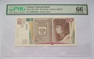 20 zł JAN DŁUGOSZ nr. 0002343, PMG - 66
