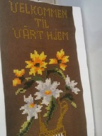KILIM MAKATKA HAFTOWANA DO POWIESZENIA SKANDYNAWSKI