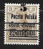 $$PMW ROCZNIK 1918 Fi 9b I* WYDANIE PRZEDRUKOWE na znaczkach GGW gw/opis
