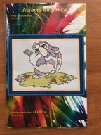 Haft krzyżykowy_Zestaw (wzór+mulina+kanwa+igła)