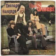 THE SWEET Teenage Rampage - Own Up, Take... / SP Vinyl z 1974 - dobra