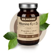 SOLHERBS Witamina K2+D3 100 mcg + 2000 IU 60k