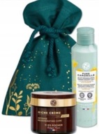 Yves Rocher 1 x Riche Creme: Dzień/Noc 75ml +GRATIS Mleczko-Tonik +Woreczek