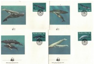 02-FDC-KP42-Rep.Palau, WWF 1983-Fauna oceaniczna