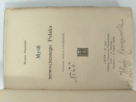 Myśli nowoczesnego Polaka - Roman Dmowski, 3 wyd. z 1907