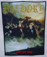 Bathory Blood Fire Death Ekran Mega Duża Naszywka Quorthon Seth Black Metal