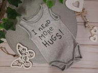 Świetne body 56-62cm 0-3mies