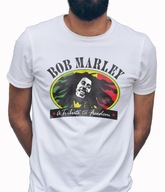 Koszulka męska bawełniana z nadrukiem BOB MARLEY