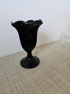 Szklane puchary włoskie czarne