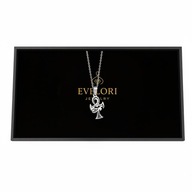 Naszyjnik Ankh Oko Horusa Egipski Amulet Unisex Srebrny 60cm