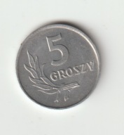 PRL 5 groszy 1963 piekny stan