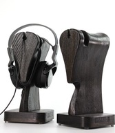 Stojak na słuchawki "Gambit 04 - Exclusive". Czarny dąb 1700 lat !!!