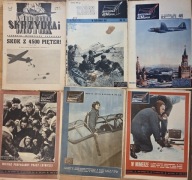 Skrzydła i Motor Tygodnik Młodzieży Lotniczej 11 numerów z lat 1947-1953