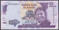 MALAWI 20 Kwacha 2016 P.63c UNC