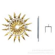 Wiatrak OGRODOWY SPINER - ZŁOTY