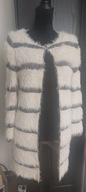 Kardigan, sweter/płaszczyk z wełna i kaszmirem /S/