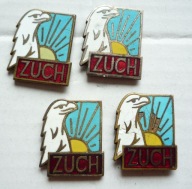 ZHP Związek Harcerstwa Polskiego odznaka ZUCH PRL - 4 sztuki
