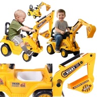 JEŹDZIK PCHACZ CHODZIK KOPARKA 3W1 NOCNIK AUTKO SAMOCHÓD DUŻY DLA DZIECI