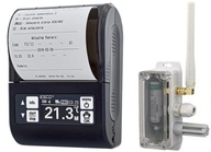 Rejestrator Temperatury Z Drukarką 1 Czujka Bezprzewodowa | DR203+