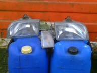 Ford fiesta mk3 lampy reflektory przod z oprawka i zarowkami komplet 2szt