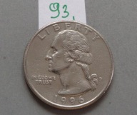 1/4 DOLARA - QUARTER DOLLAR z 1996 roku lit D