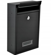 Skrzynka na listy wrzutnia Malatec czarny