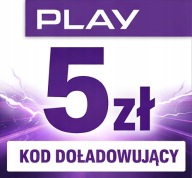 Doładowanie Play 5 zł X6 sztuk 30 zł kody doładowujące