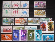 Niemcy > NRD - kasowane ~ zestaw znaczków sportowych