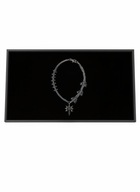 Gotycki Naszyjnik KRZYŻ Kolce GWIAZDY Mroczny Łańcuch