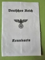 DEUTSCHES REICH KENNKARTE 1940 BERLIN