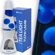 Lampa Lawa FISURA Niebieska Bezprzewodowa Gratis 3 Świeczki do Lampki