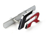 EMBLEMAT ZNACZEK SEAT FR CHROM CZARNO CZERWONY w grill