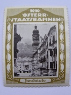 Austriackie Koleje - Piękno kraju - Innsbruck - zalepka reklamowa