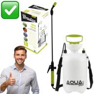 OPRYSKIWACZ RĘCZNY 5L CIŚNIENIOWY PRECYZYJNY PORĘCZNY WYGODNY NOWY | BRADAS