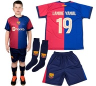 STRÓJ PIŁKARSKI YAMAL KOSZULKA+SPODENKI+GETRY IDEALNY REZENT OKAZJA 164cm S