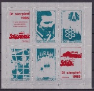 1985 Rocznica Porozumień Sierpniowych Lubin