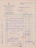 RACHUNEK KOCENT GOŹDZIEWICZ POKRYCIA DACHOWE WŁOCŁAWEK 1928