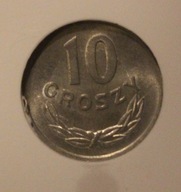 10 GR GROSZY 1966 - GRADING GCN MS68 - MAXXX NOTA, ŁADNE - SKRĘTKA