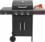 Lund Grill Gazowy 11.6 kW, 4 Palniki, Szafka, Ruszt Żeliwny