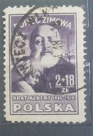 Fi 443 kasowany c.katalog 55zł Brat Albert 1947r PRL