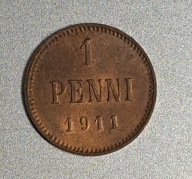 Finlandia 1 pennia 1911r. BCM
