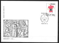 *FDC ROCZNIK 1989 Fi 3072 kas. MUZEUM KARYKATURY