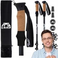 KIJKI TREKKINGOWE SKŁADANE KIJE NORDIC WALKING DO CHODZENIA W GÓRACH LEKKIE